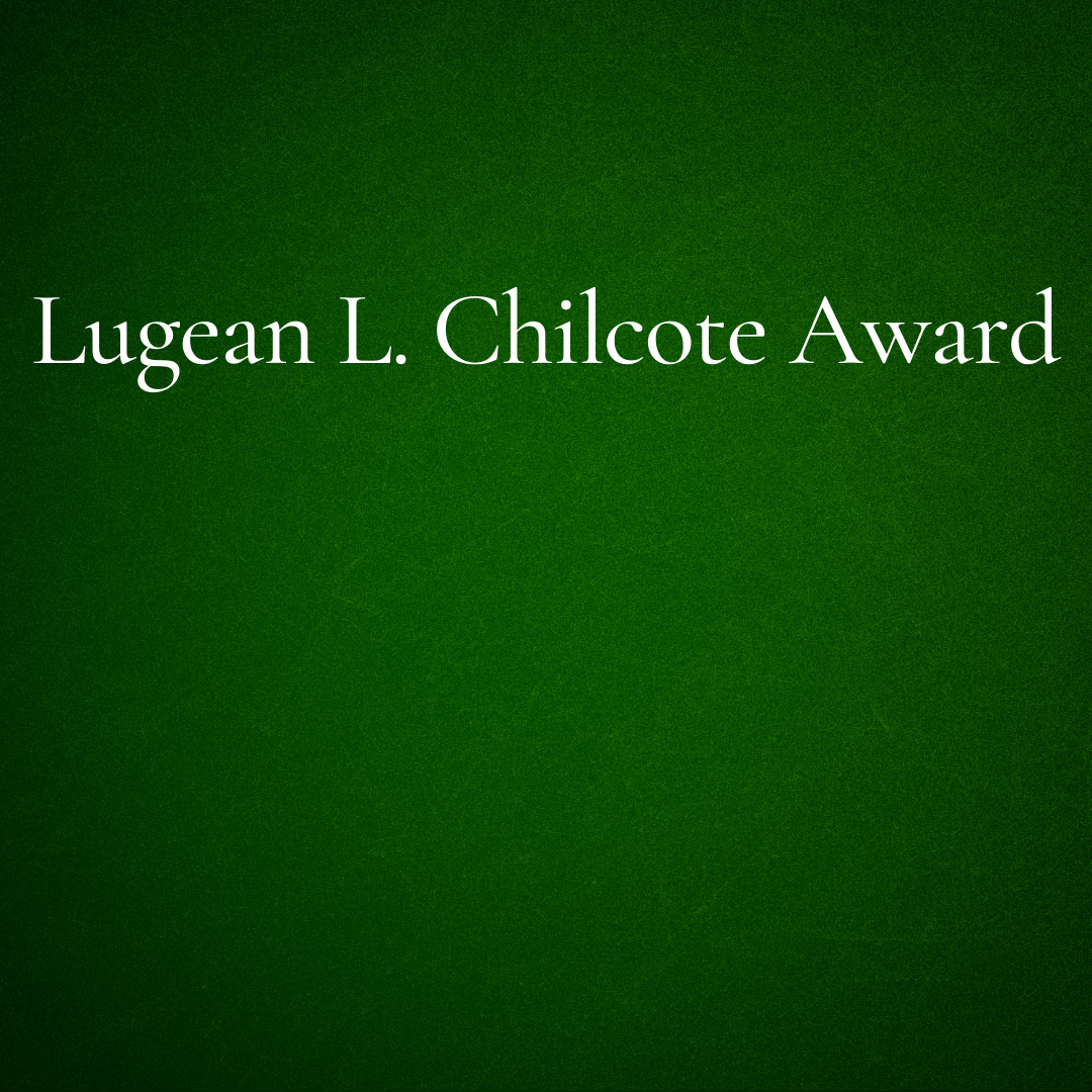 Jessica Szenher Receives Lugean L. Chilcote Award